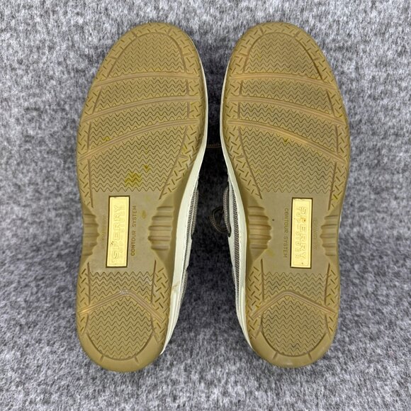 ✅ Mens 8M Sperry Top-Sider Billfish 3-Eye Boat Shoes Beige Leather Non-slip Sole - Picture 2 of 12